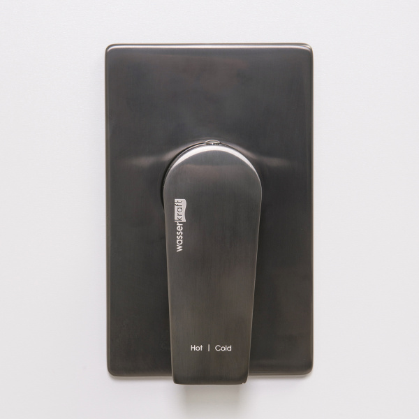 Встраиваемый смеситель для душа WasserKRAFT Wiese 8451 оружейная сталь матовый