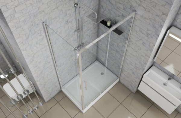Душевой уголок 80x120x200 Bravat Stream BS120.3103S Душевой уголок 80x120x200 Bravat Stream BS120.3103S