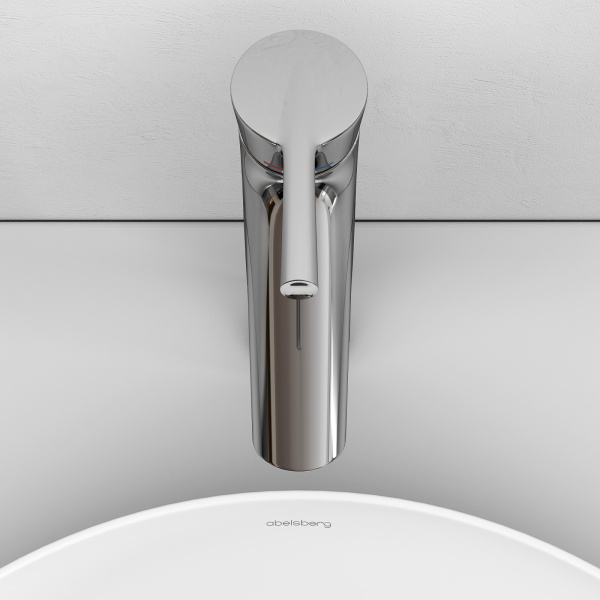 Смеситель для раковины Abelsberg Solida AMF20091CH хром глянцевый