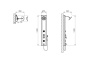 Душевая панель VitrA Move A45811 Душевая панель VitrA Move A45811