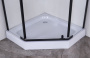 Душевой уголок NIAGARA Nova NG-6805-08 BLACK (90*90*190) трапеция, дверь распашная, 1 место Душевой уголок NIAGARA Nova NG-6805-08 BLACK (90*90*190) трапеция, дверь распашная, 1 место