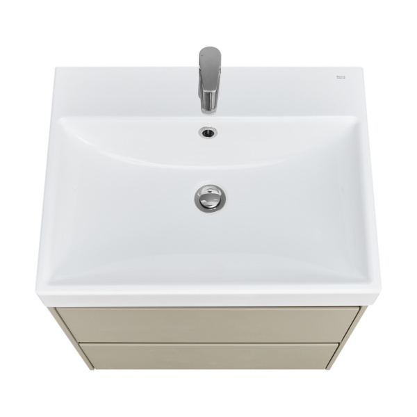 Тумба под раковину Roca Ona 60 см A857613510 подвесная серая