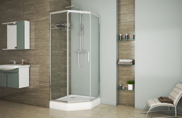 Душевой уголок 90x90x200 Bravat Line BS090.6115A Душевой уголок 90x90x200 Bravat Line BS090.6115A