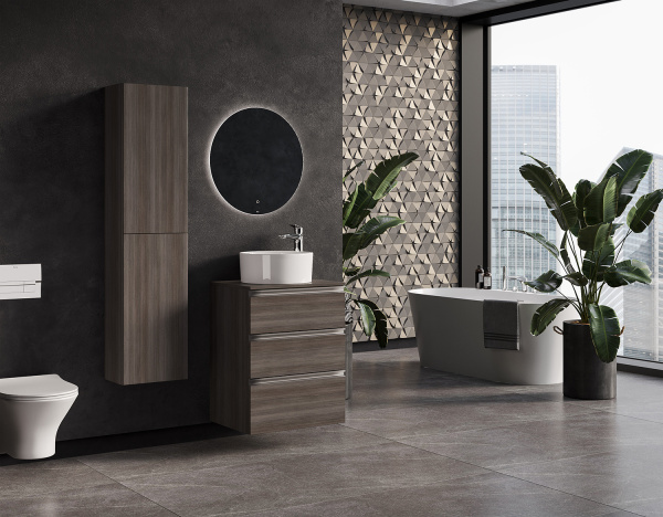 Пенал Roca The Gap 35x150 см A857427402 подвесной коричневый