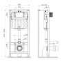 Система инсталляции AM.PM Pro I012704 для унитазов с шумоизоляцией