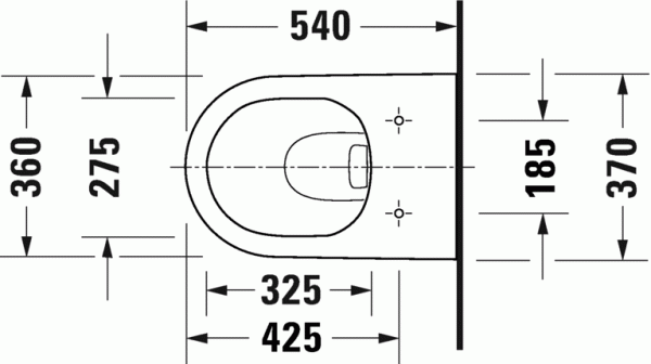 Унитаз подвесной безободковый DURAVIT D-NEO 2577090000 Унитаз подвесной безободковый DURAVIT D-NEO 2577090000