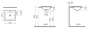Раковина накладная 45 см Vitra S50 5463B003-0001 Раковина накладная 45 см Vitra S50 5463B003-0001
