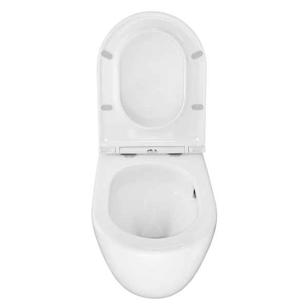 Унитаз Azario Grado AZ-2141D-UQ1 приставной безободковый с микролифтом