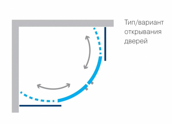 Душевое ограждение полукруглое 90х90x190 Koller Pool STYLE стекло матовое Душевое ограждение полукруглое 90х90x190 Koller Pool STYLE стекло матовое