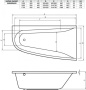 Ванна акриловая 150x90 Vayer Boomerang Гл000010851 Ванна акриловая 150x90 Vayer Boomerang Гл000010851