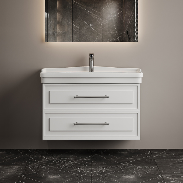 Тумба под раковину Onika Элисан 105 см 110510 белый