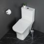 Унитазмоноблок безободковый с сиденьем  BelBagno NEON BB8617CPR-MN/SC Унитазмоноблок безободковый с сиденьем  BelBagno NEON BB8617CPR-MN/SC