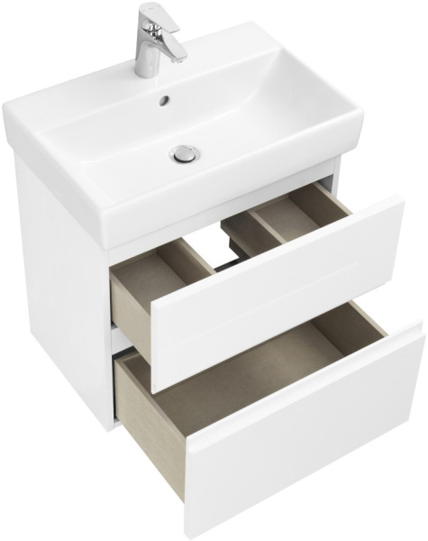 Тумба под раковину Roca Oleta 55 см A857639501 подвесная белая