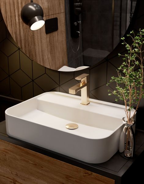 Смеситель AQUAme Parma AQM6610BG шлифованное золото Смеситель AQUAme Parma AQM6610BG шлифованное золото