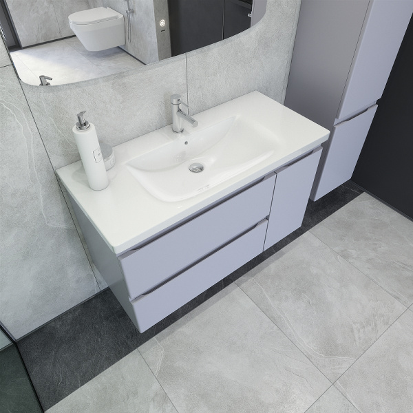 Тумба под раковину Caprigo Forte 100 см 36115R-SF028 подвесная стилл