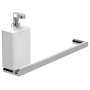 Полетенцедержатель с дозатором жидкого мыла Webert Living LV501501015 хром глянцевый