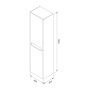 Пенал подвесной 40 см IDDIS Edifice EDI40W0i97 белый Пенал подвесной 40 см IDDIS Edifice EDI40W0i97 белый
