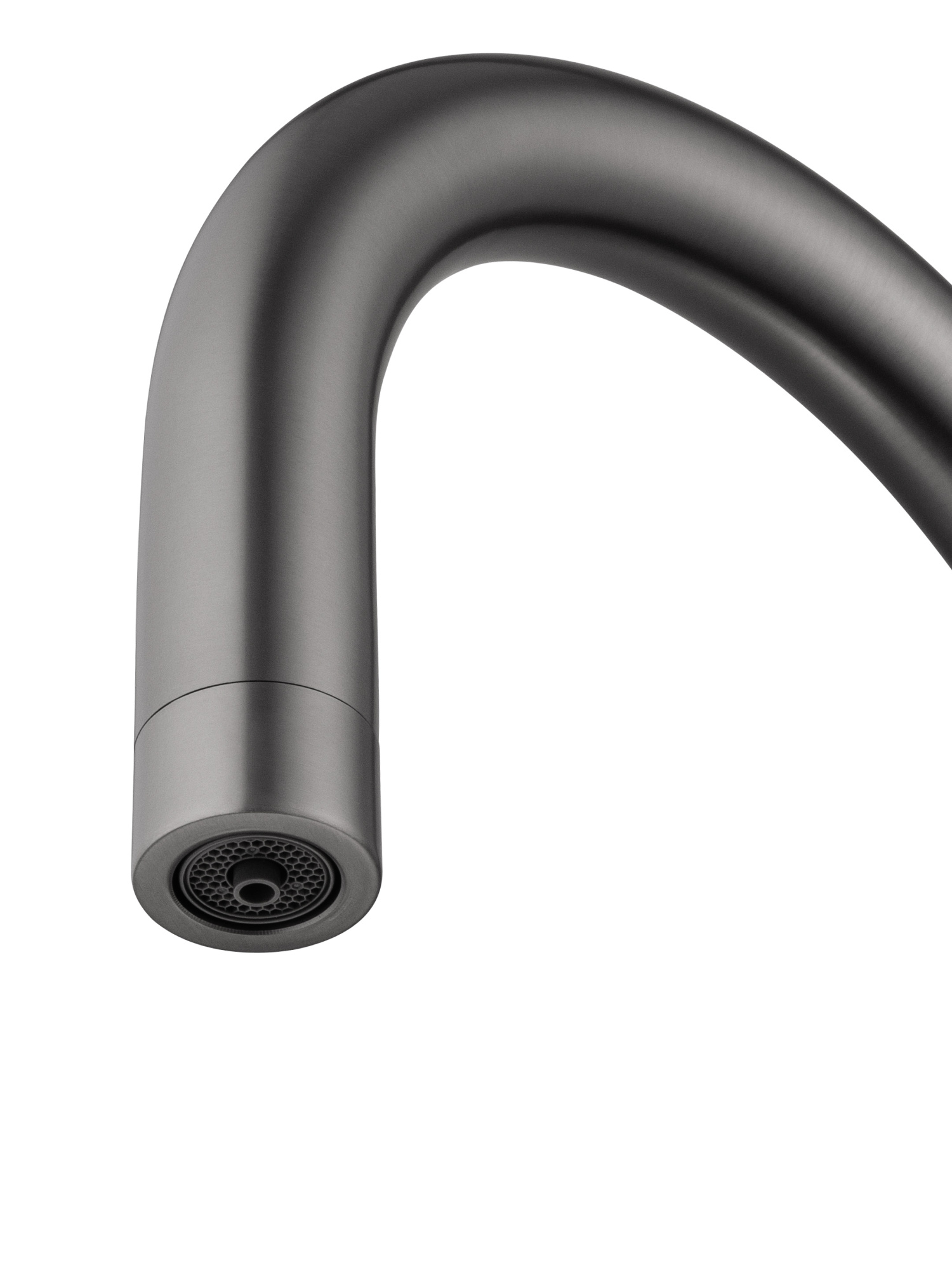 Смеситель для кухонной мойки с подключением фильтра Wonzon & Woghand WW-3211-BGG темный графит брашированный