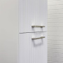 Пенал Comforty Ангара 35x160 см 00-00019359 подвесной белый