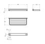 Полка 31x12 см Cezares MAXIMA CZR-F-8917A хром Полка 31x12 см Cezares MAXIMA CZR-F-8917A хром