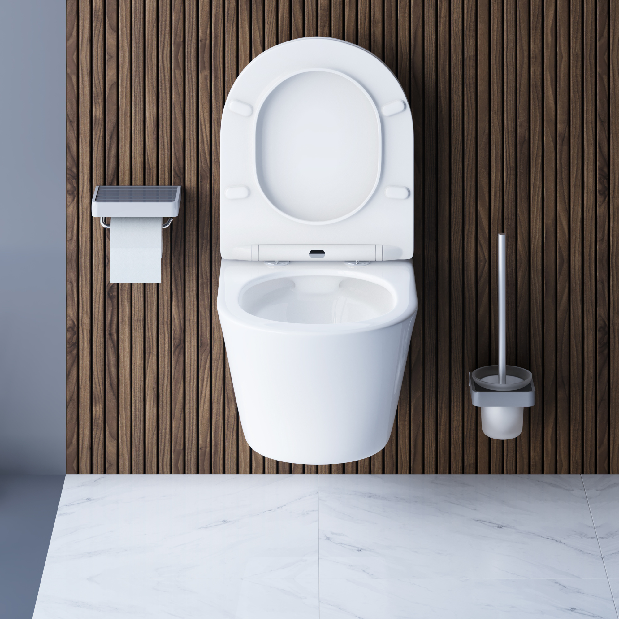 Унитаз подвесной Damixa Skyline DX35C1700SC безободковый с микролифтом