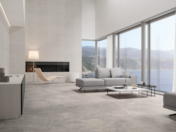 Гранит керамический 59,6x59,6 см PORCELANOSA NOIR 100298622 серый Гранит керамический 59,6x59,6 см PORCELANOSA NOIR 100298622 серый
