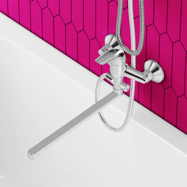 Смеситель для ванны Dorff Stark D1109500 хром глянцевый