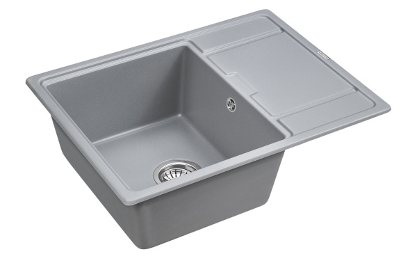 Мойка для кухни кварцевая 65x50 Paulmark PM216550-GRM Мойка для кухни кварцевая 65x50 Paulmark PM216550-GRM
