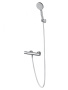 Смеситель для душа с термостатом и гарнитуром Wonzon & Woghand Inn 6 WW-B2029-A-CR хром глянцевый