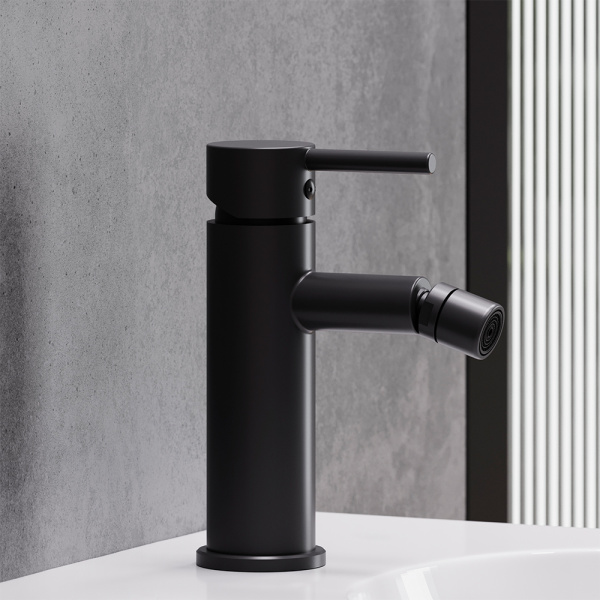 Смеситель для биде с донным клапаном Damixa Scandinavian Pure 360240300 черный матовый