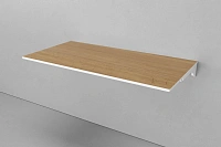 Столешница влагостойкая VELVEX Klaufs 120x60x1,6 без выреза тумба слева МДФ-HPL белая-шатане Столешница влагостойкая VELVEX Klaufs 120x60x1,6 без выреза тумба слева МДФ-HPL белая-шатане