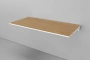 Столешница влагостойкая VELVEX Klaufs 120x60x1,6 без выреза тумба слева МДФ-HPL белая-шатане Столешница влагостойкая VELVEX Klaufs 120x60x1,6 без выреза тумба слева МДФ-HPL белая-шатане