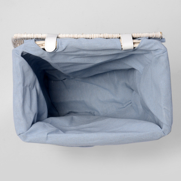 Корзина для белья WasserKRAFT Lippe WB-450-M белая