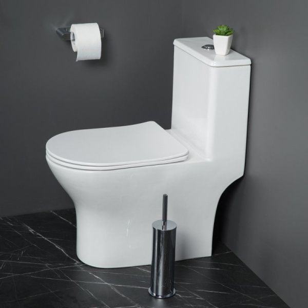 Унитазмоноблок безободковый с сиденьем  BelBagno LOUNGE BB8618CPR-MN/SC Унитазмоноблок безободковый с сиденьем  BelBagno LOUNGE BB8618CPR-MN/SC