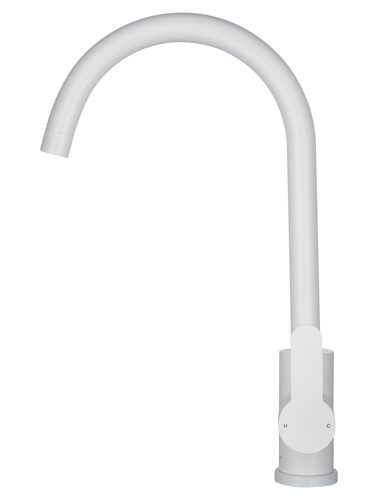 Смеситель для кухонной мойки Wonzon & Woghand WW-AE4554-MW белый матовый