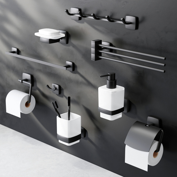 Дозатор для мыла AM.PM Gem A9036922 черный матовый