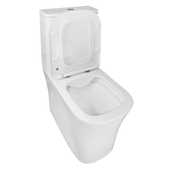 Унитаз-компакт Azario Anteo Square AZ-1218A безободковый с микролифтом