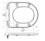 Унитаз приставной  BelBagno SFERA-R BB2141CBR Унитаз приставной  BelBagno SFERA-R BB2141CBR