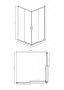 Душевой уголок 90x90x200 Bravat Line BS090.2202A Душевой уголок 90x90x200 Bravat Line BS090.2202A