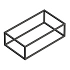 Консоль Cezares Cadro 80 см CADRO-80-46-30-1C-SO-MET-ST под раковину подвесная