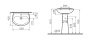 Раковина с пьедесталом Vitra Normus 9600B003-7650 Раковина с пьедесталом Vitra Normus 9600B003-7650