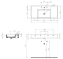 Керамическая раковина 100x46 см Cezares TWENTY TW10011 белый Керамическая раковина 100x46 см Cezares TWENTY TW10011 белый