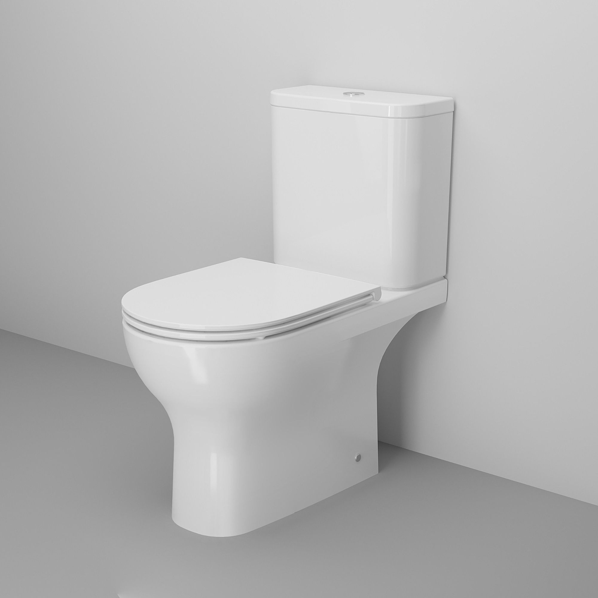 Унитаз безободковый Ambassador Abner 107K19001RS белый