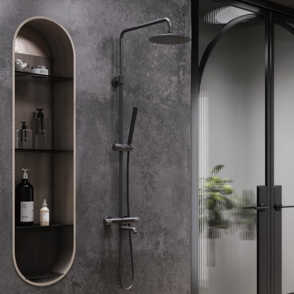 Душевая система c термостатом Damixa  Scandinavian Pure 936810300 Душевая система c термостатом Damixa  Scandinavian Pure 936810300