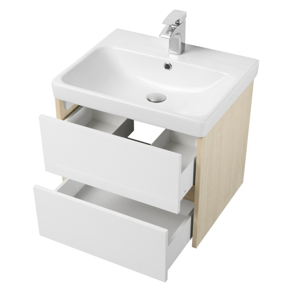 Тумба под раковину Aquaton Сканди 70 см 1A251801SDB20 подвесная дуб верона