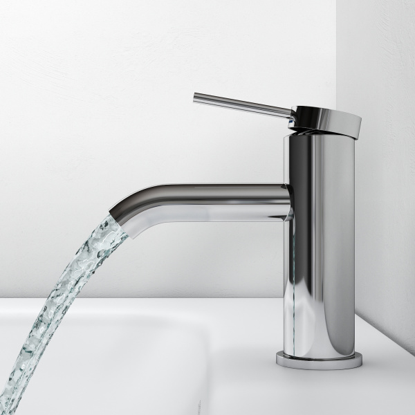 Смеситель для раковины Abelsberg Fluida ERF22001CH хром глянцевый