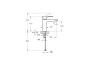 Смеситель для раковины VitrA Root Square A42731EXP Хром Смеситель для раковины VitrA Root Square A42731EXP Хром