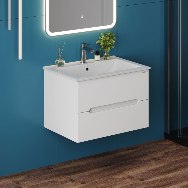 Тумба под раковину Onika Айленд 70 см 107063 белый