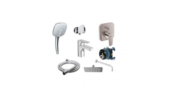Промо-комплект для душа 8 в 1 Ideal Standard CERAPLAN III B1153AA Промо-комплект для душа 8 в 1 Ideal Standard CERAPLAN III B1153AA