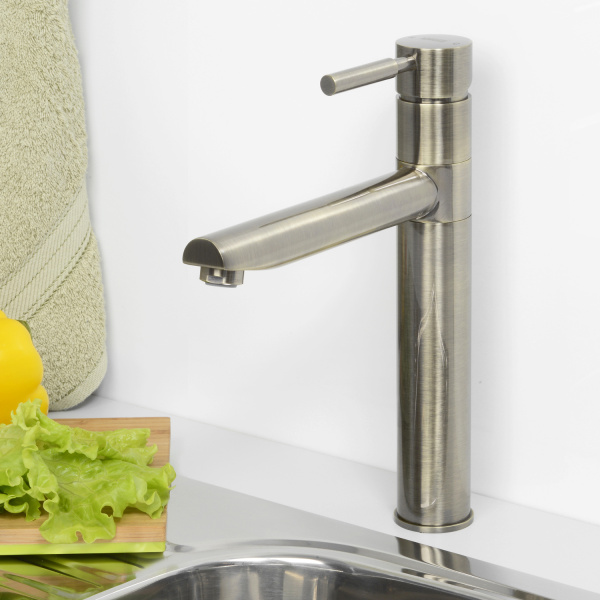 Смеситель для мойки WasserKRAFT A8137 светлая бронза матовый